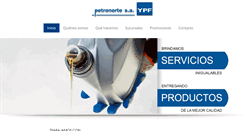 Desktop Screenshot of petronortesa.com