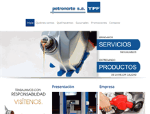 Tablet Screenshot of petronortesa.com